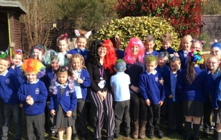 Hillside First School Crazy Hair Day